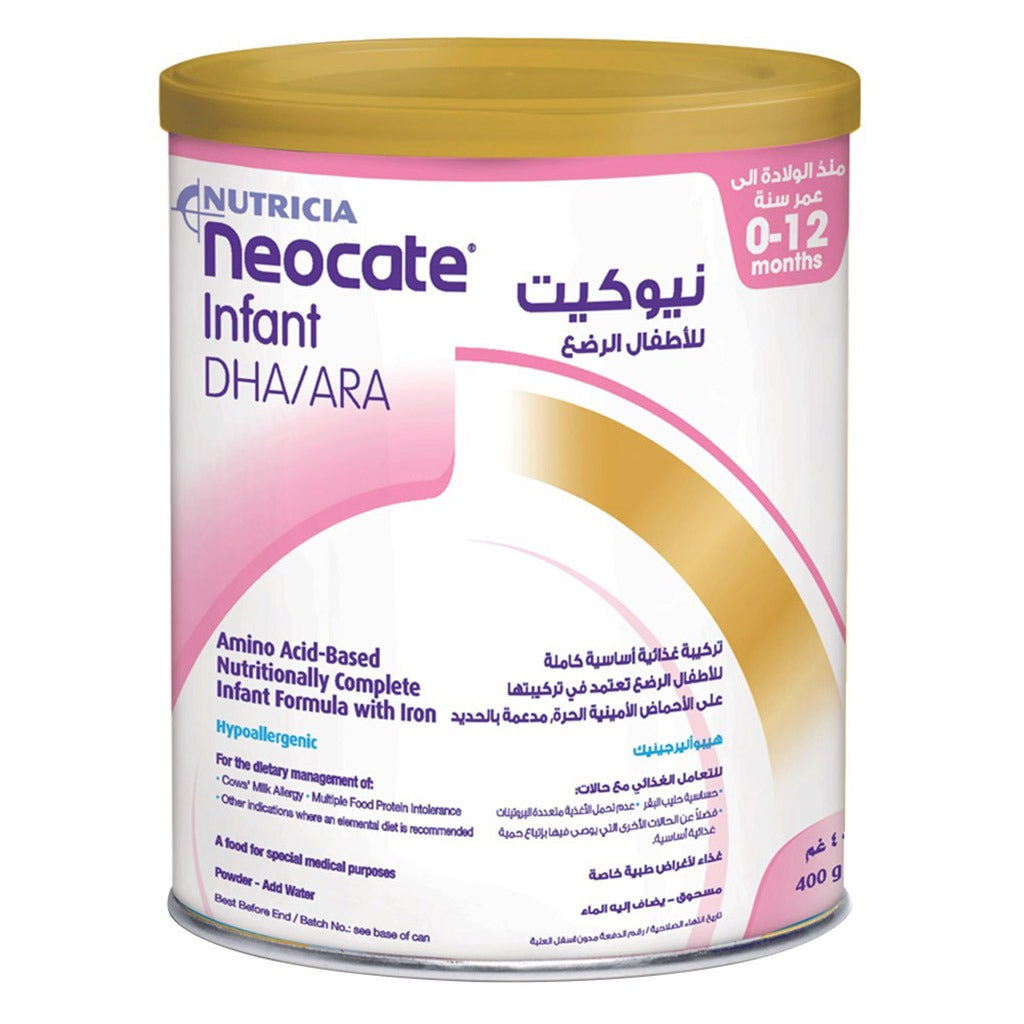 Nutricia Neocate Amino Acid Based Infant Milk Formula For 0 To 12 Months 400g - Easy Pharmacy LLC