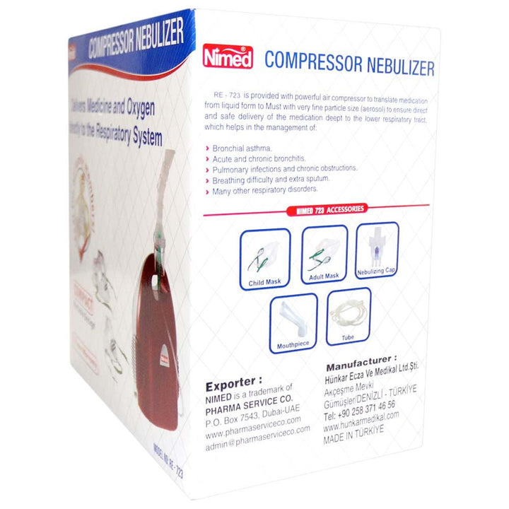 Nimed Compressor Nebulizer RE-723 - Easy Pharmacy LLC