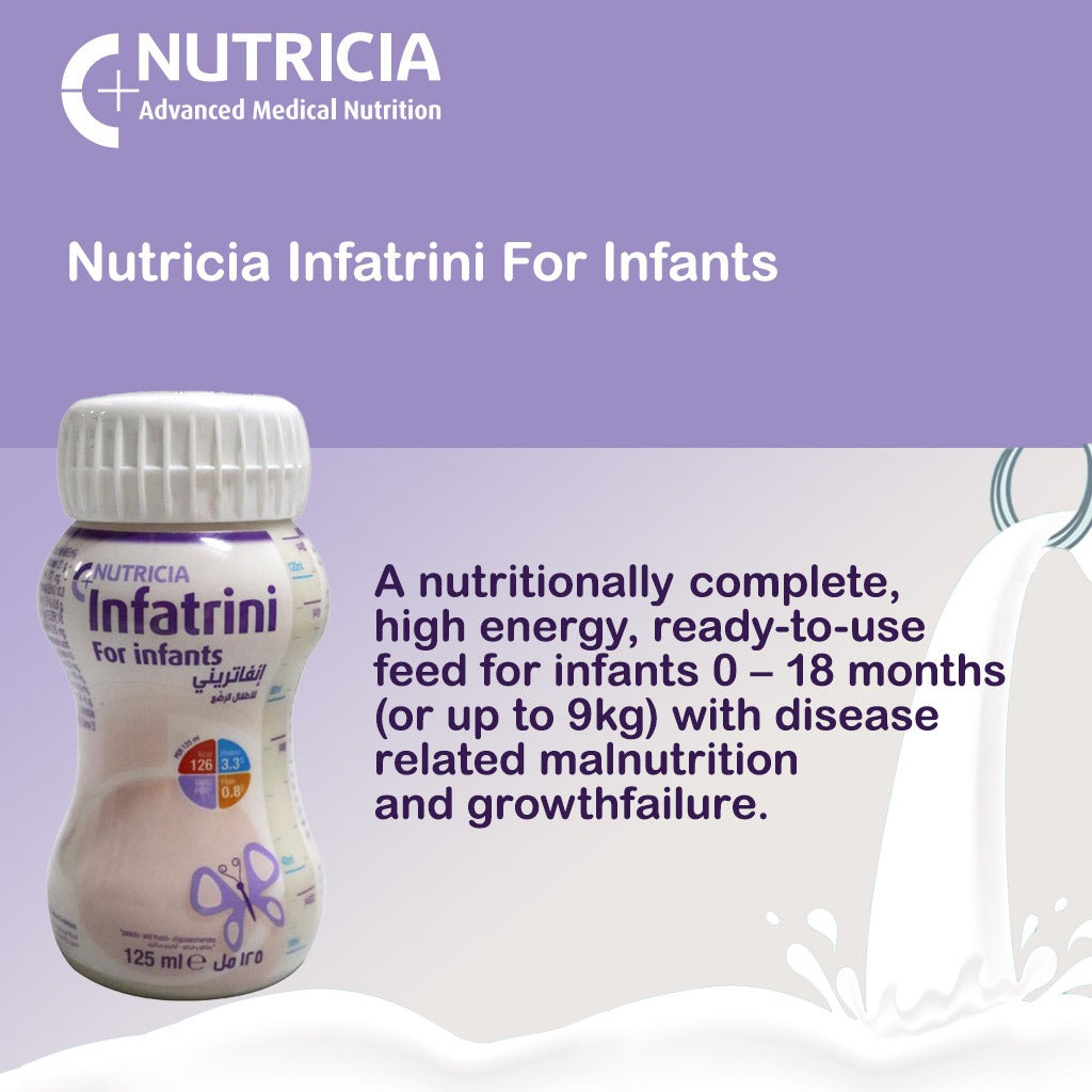 Nutricia Infatrini Ready To Feed Infants Milk Formula For 0 To 18 Months 125ml - Easy Pharmacy LLC
