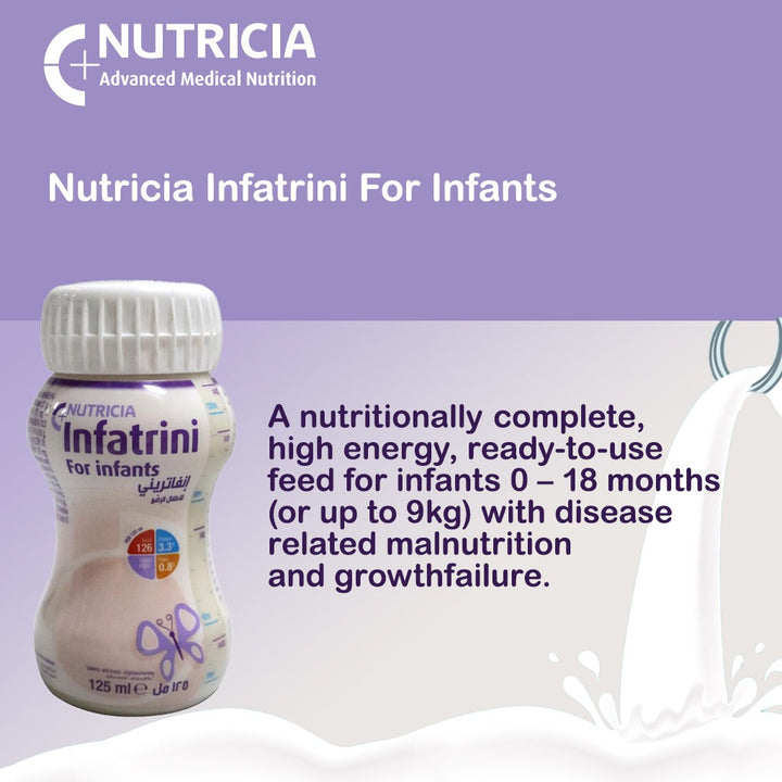 Nutricia Infatrini Ready To Feed Infants Milk Formula For 0 To 18 Months 125ml - Easy Pharmacy LLC