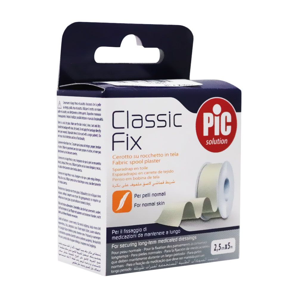 Pic Classic Fix Fabric Spool Plaster 2.5 cm x 5 m - Easy Pharmacy LLC