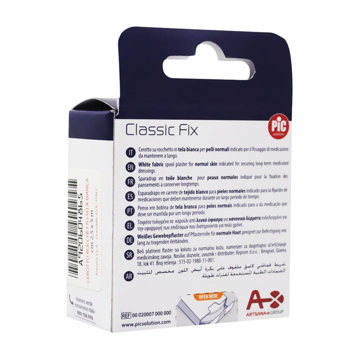 Pic Classic Fix Fabric Spool Plaster 2.5 cm x 5 m - Easy Pharmacy LLC