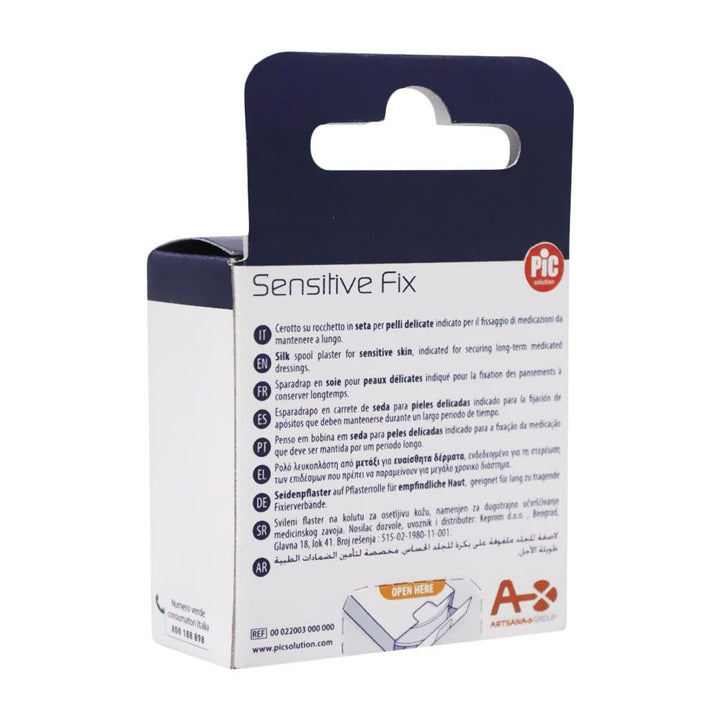 Pic Sensitive Fix Silk Spool Plaster 1.25 cm x 5 m - Easy Pharmacy LLC