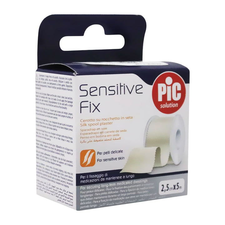 Pic Sensitive Fix Silk Spool Plaster 2.5 cm x 5 m - Easy Pharmacy LLC
