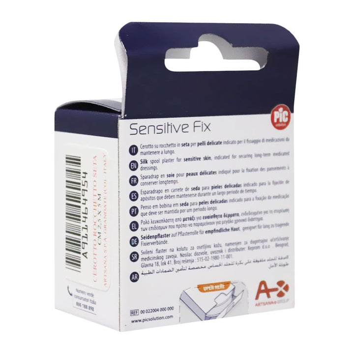 Pic Sensitive Fix Silk Spool Plaster 2.5 cm x 5 m - Easy Pharmacy LLC