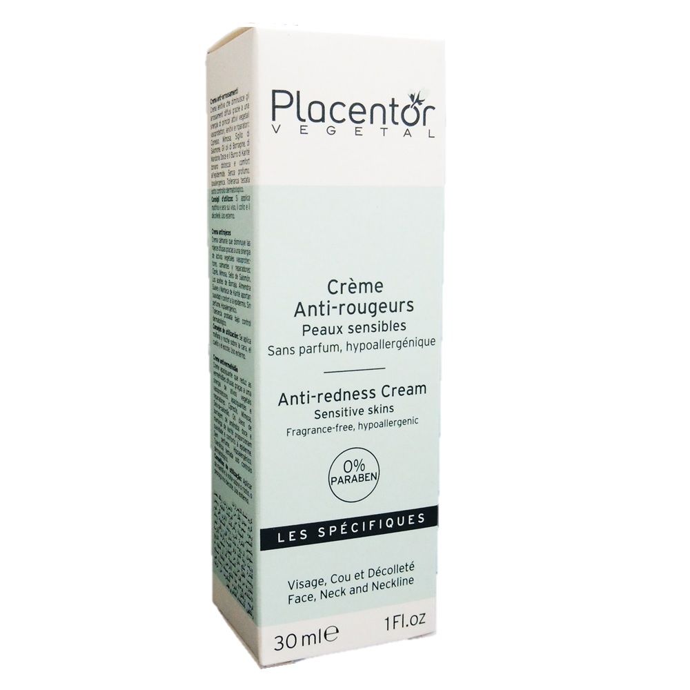 Placentor Vegetal Anti Redness Cream For Sensitive Face, Neck and Neckline 30ml - Easy Pharmacy LLC