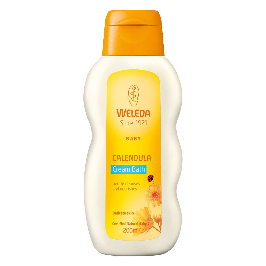 Weleda Baby Comforting Cream Bath With Calendula Extracts For Delicate Baby Skin 200ml - Easy Pharmacy LLC