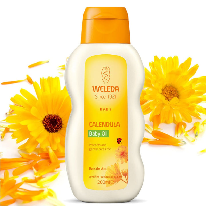 Weleda Baby Calendula Baby Oil For Delicate Skin 200ml - Easy Pharmacy LLC