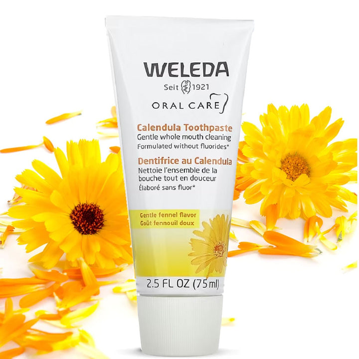 Weleda Oral Care Fluoride-Free Calendula Toothpaste, Fennel Flavor 75ml - Easy Pharmacy LLC