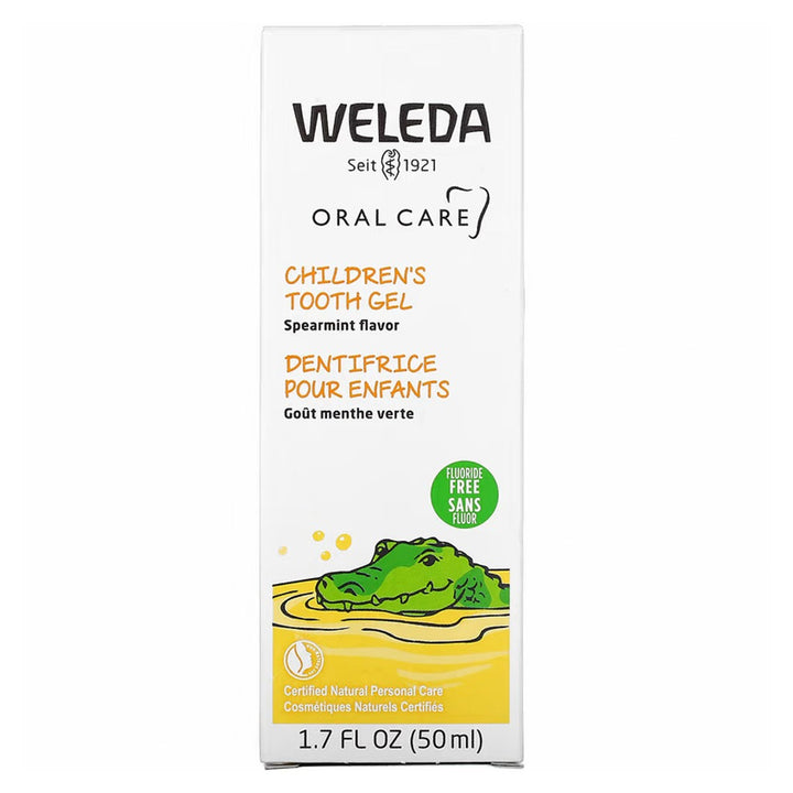 Weleda Oral Care Fluoride-Free Children's Tooth Gel, Spearmint Flavor 50ml - Easy Pharmacy LLC
