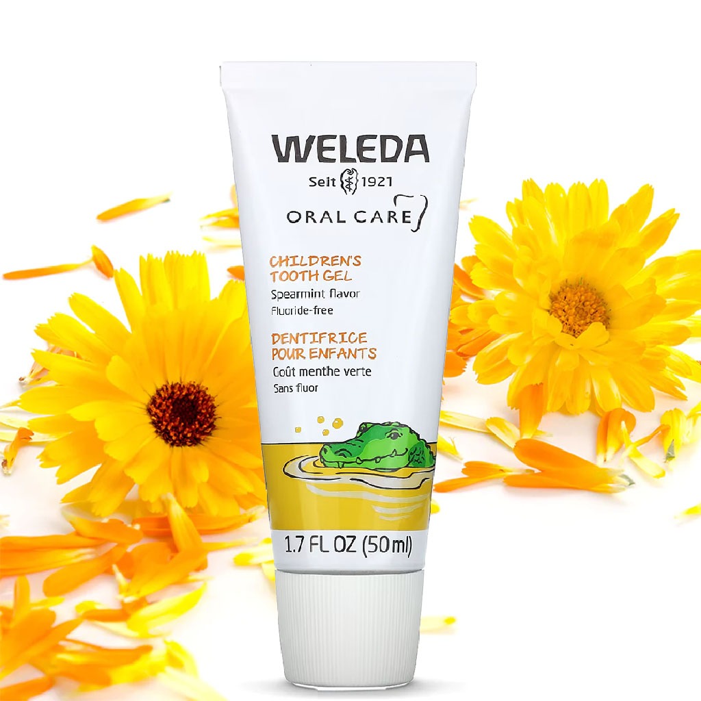 Weleda Oral Care Fluoride-Free Children's Tooth Gel, Spearmint Flavor 50ml - Easy Pharmacy LLC