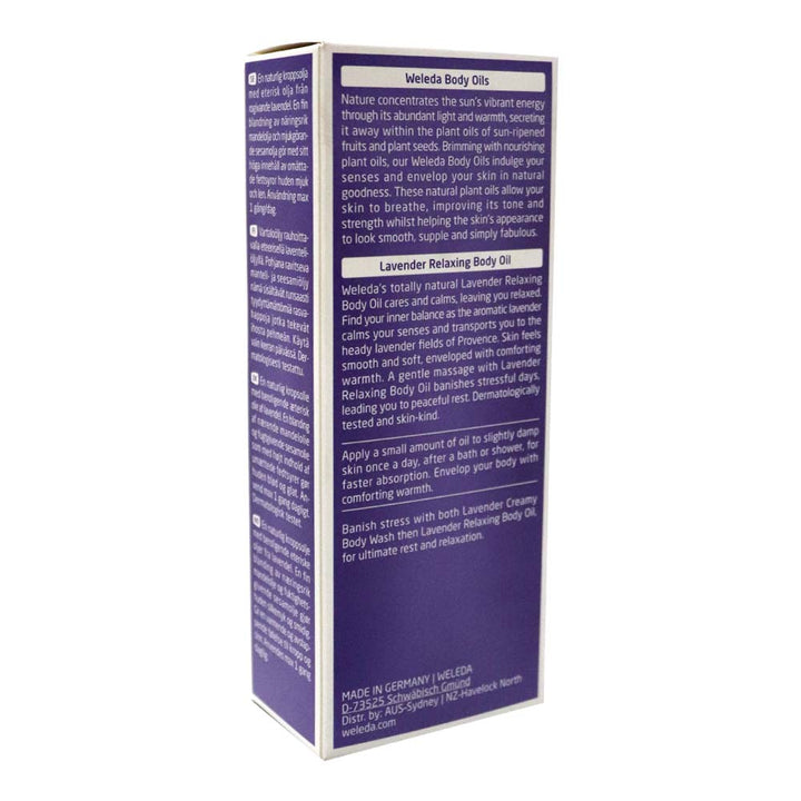 Weleda Lavender Relaxing Body Oil 100 mL - Easy Pharmacy LLC