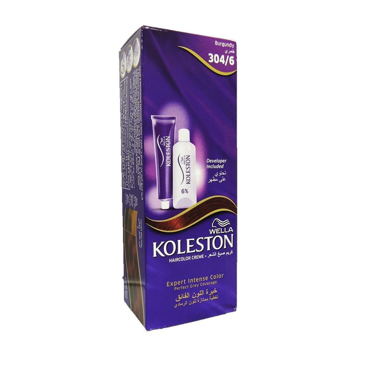 Wella Koleston Hair Color Cream Burgundy 304/6 - Easy Pharmacy LLC