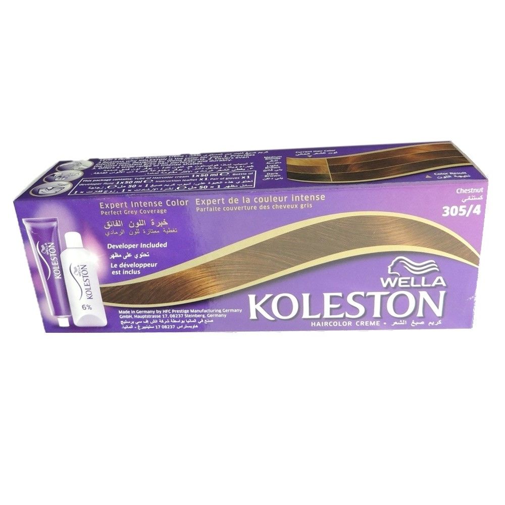 Wella Koleston Hair Color Cream Chestnut 305/4 - Easy Pharmacy LLC