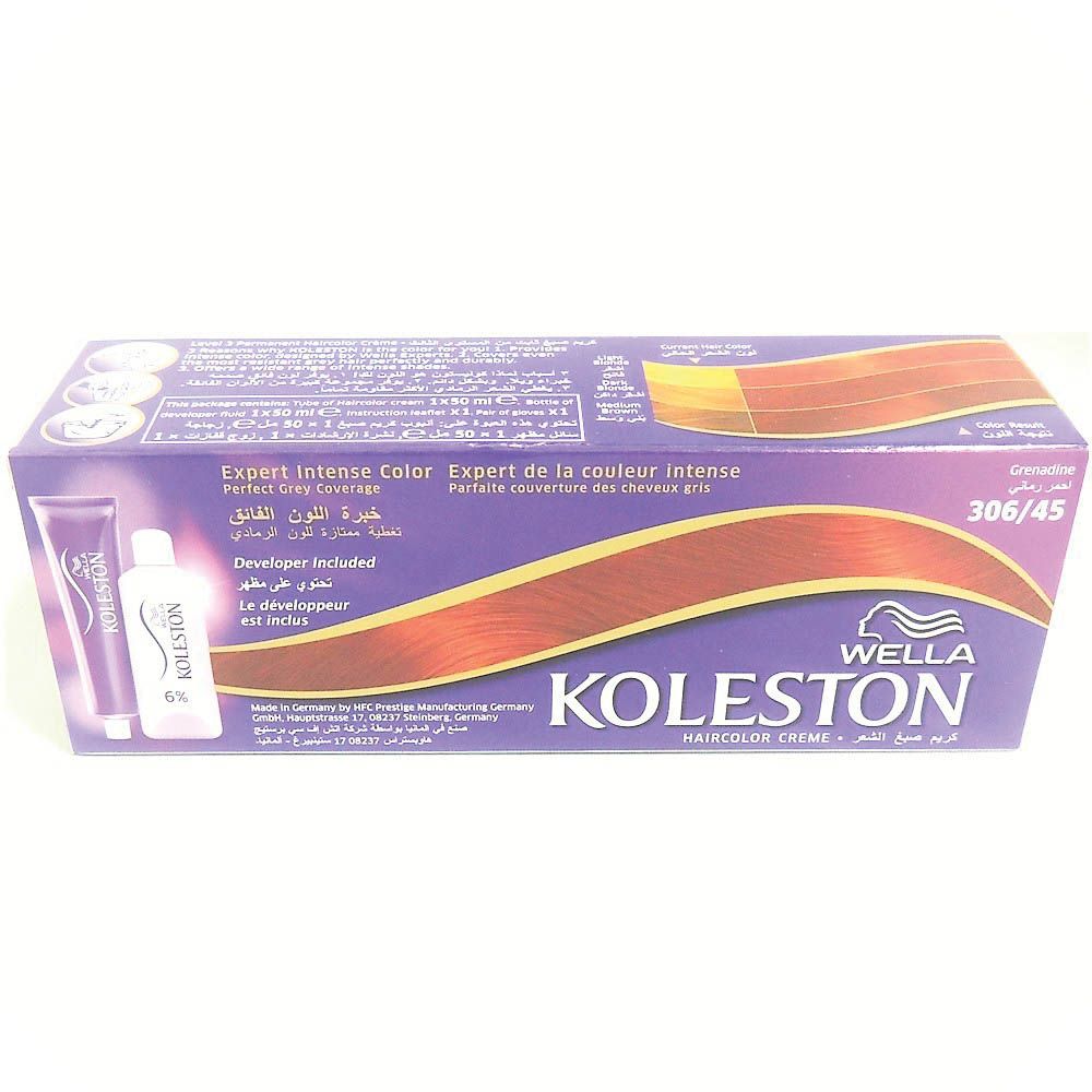 Wella Koleston Hair Color Cream Grenadine 306/45 - Easy Pharmacy LLC
