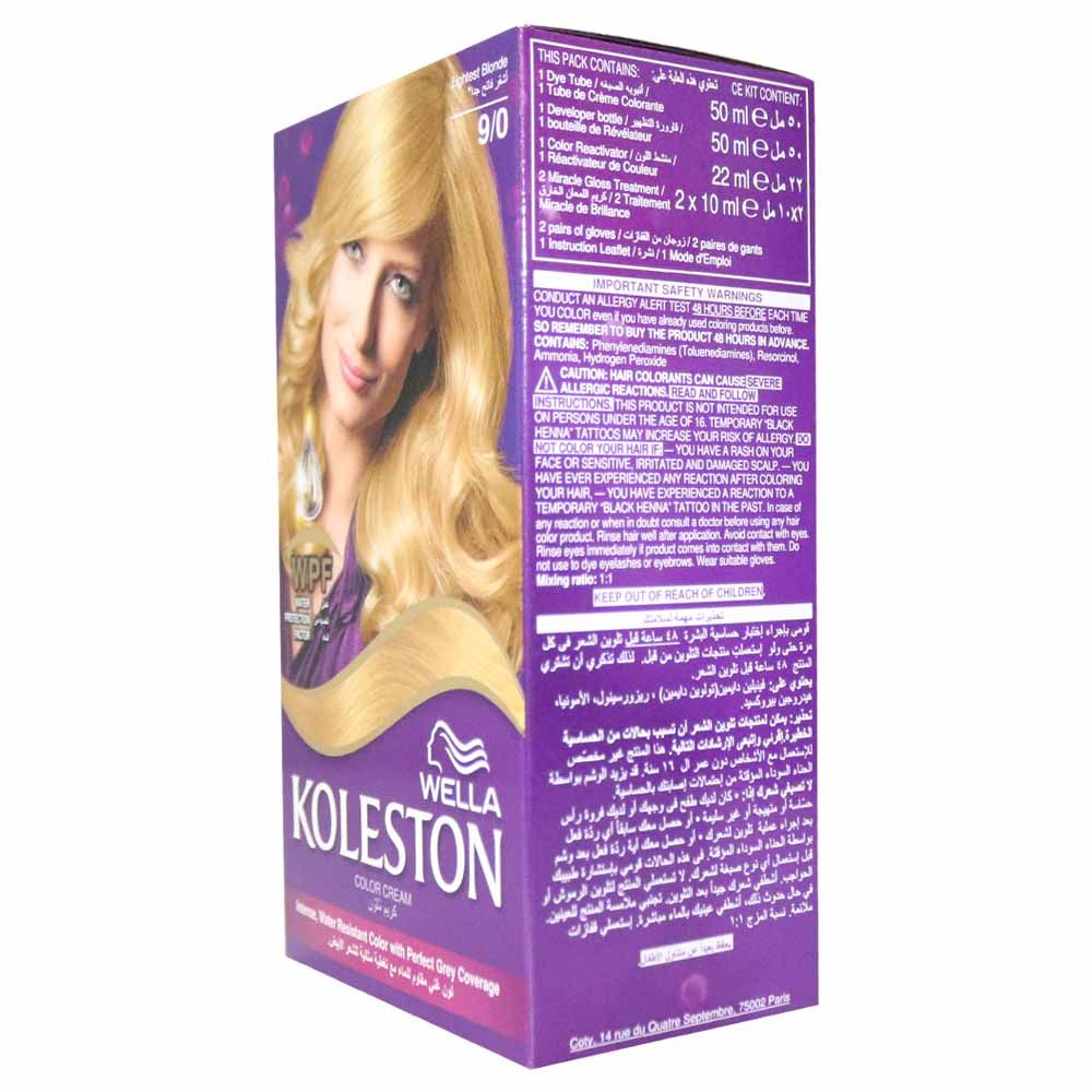 Wella Koleston Color Cream Light Blonde 9/0 - Easy Pharmacy LLC