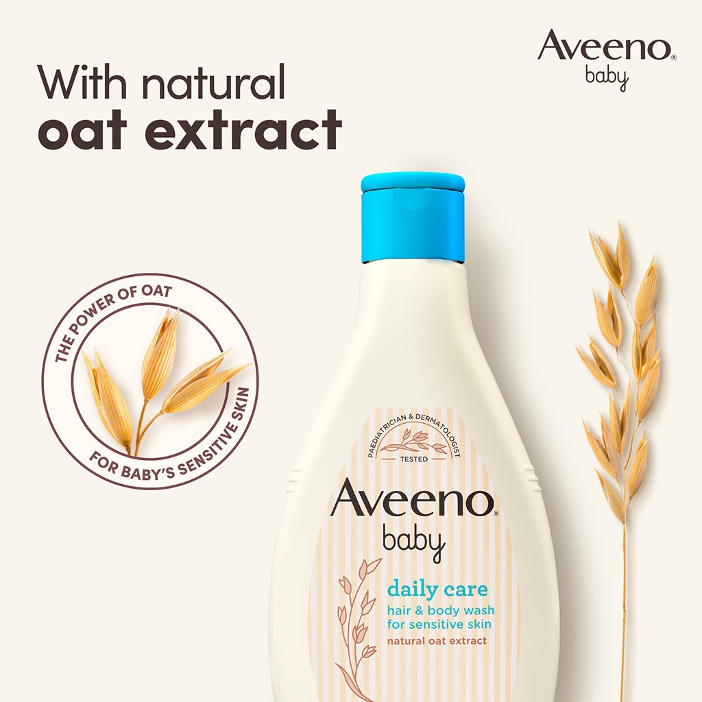 Aveeno Baby Daily Care Hair And Body Wash For Sensitive Skin 250ml - Easy Pharmacy LLC