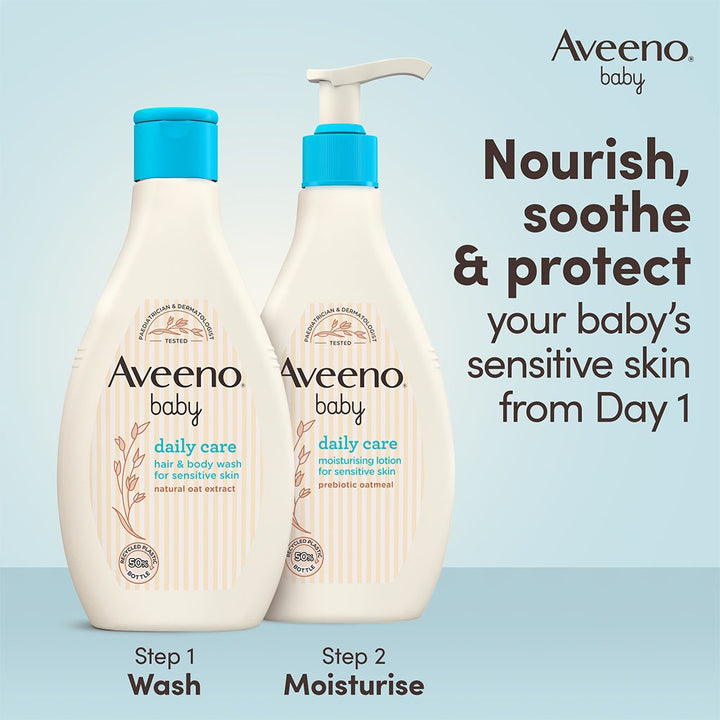 Aveeno Baby Daily Care Hair And Body Wash For Sensitive Skin 250ml - Easy Pharmacy LLC