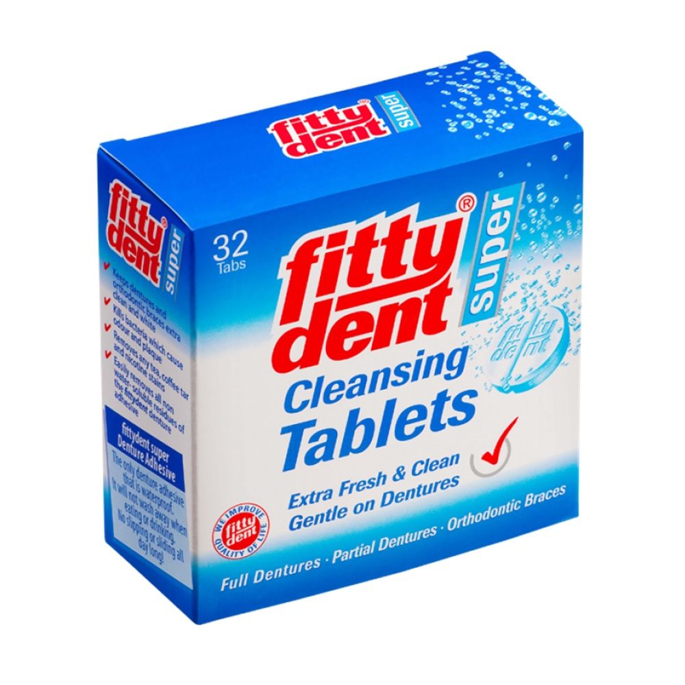 Fittydent Super Cleansing Tablets 32's - Easy Pharmacy LLC