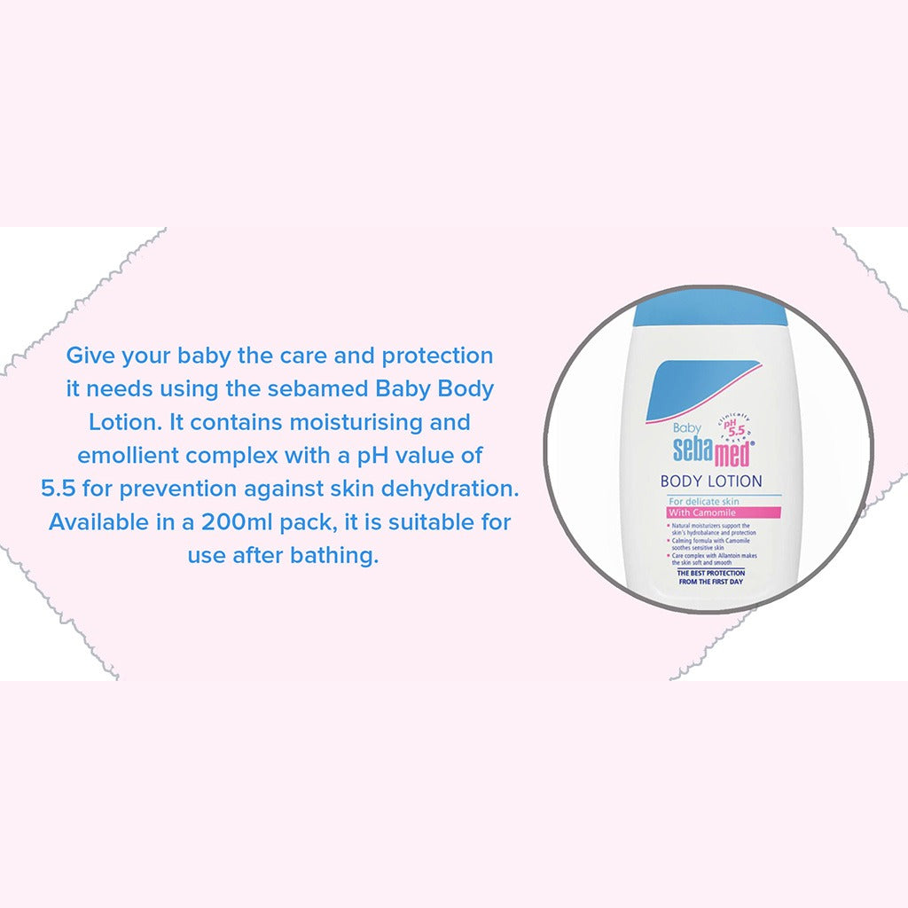 Sebamed Body Lotion With Chamomile For Delicate Baby Skin 200ml - Easy Pharmacy LLC