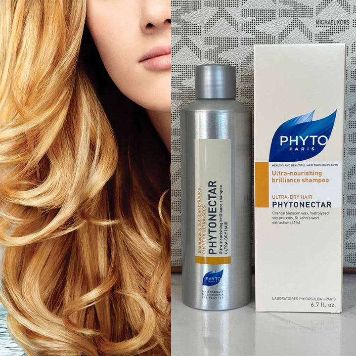 Phyto Phytonectar Ultra-Nourishing Brilliance Shampoo For Dry & Dehydrated Hair 100ml - Easy Pharmacy LLC