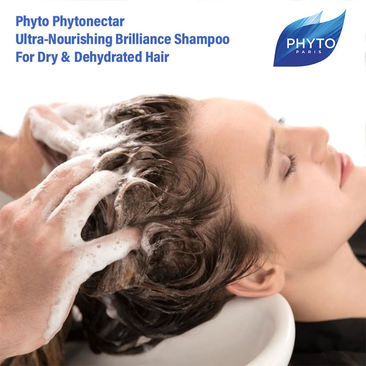 Phyto Phytonectar Ultra-Nourishing Brilliance Shampoo For Dry & Dehydrated Hair 100ml - Easy Pharmacy LLC