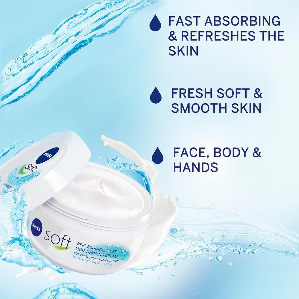 Nivea Soft Cream 300 mL - Easy Pharmacy LLC