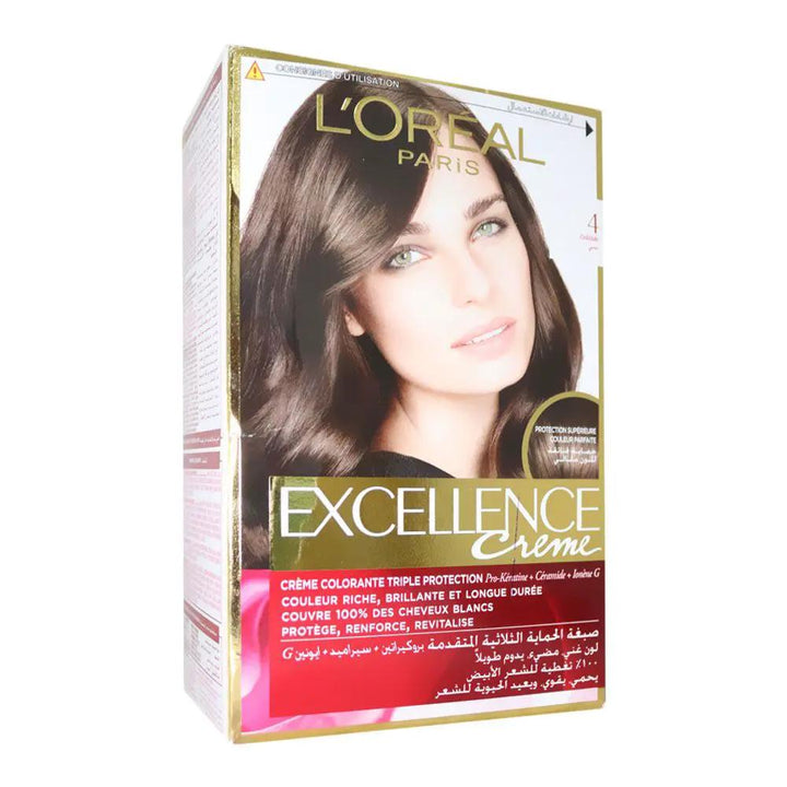 Loreal Paris Excellence Cream Color 4 Brown 1's