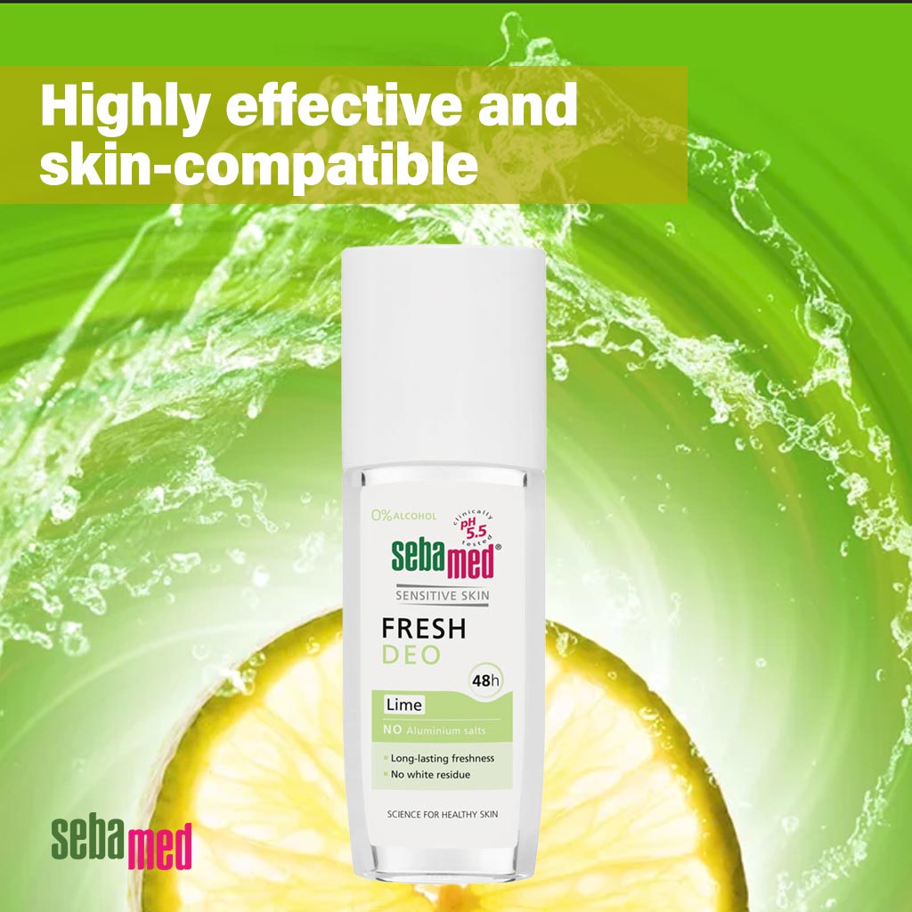 Sebamed 48Hr Fresh Deodorant Spray Lime 75 mL - Easy Pharmacy LLC