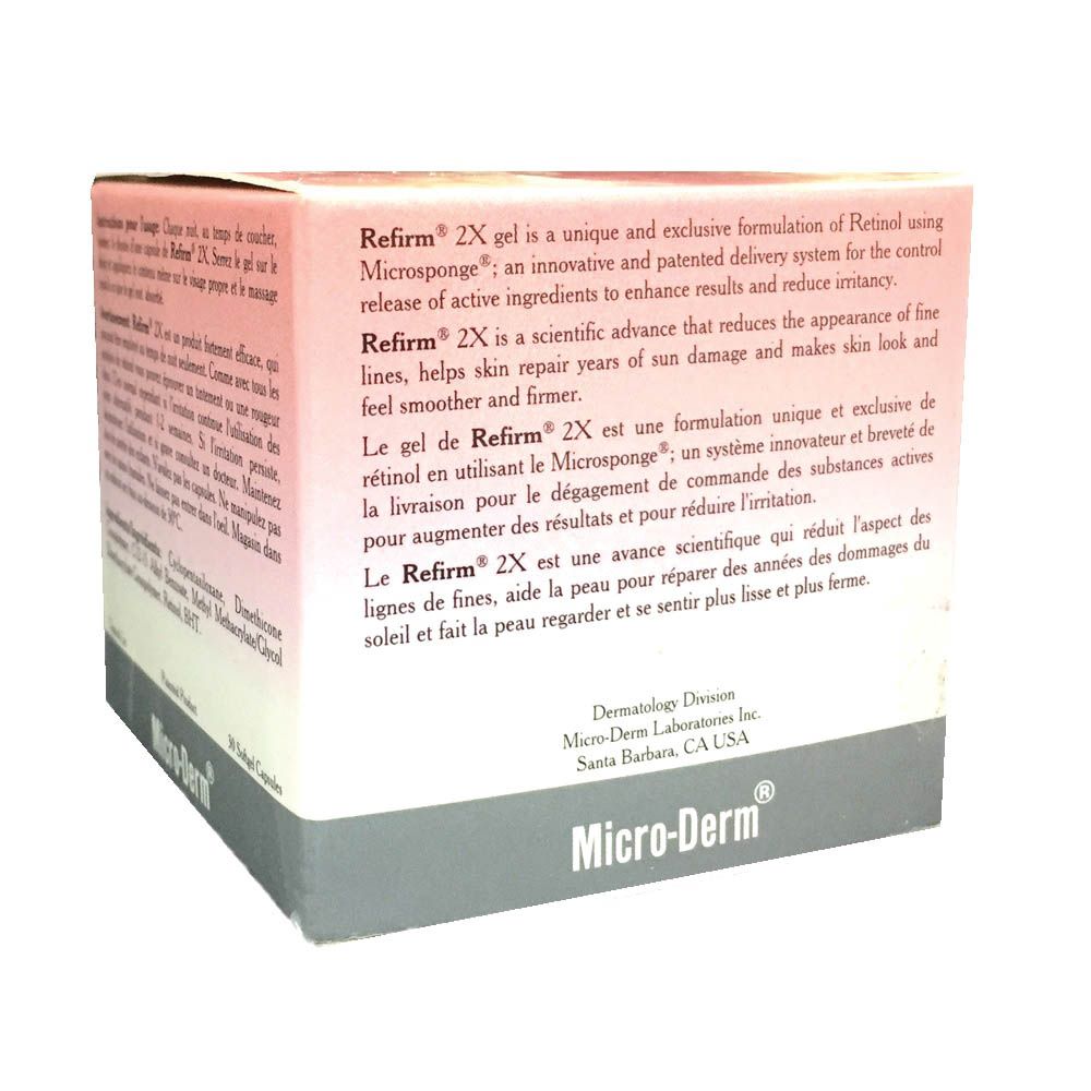 Micro-Derm Refirm 2X Normal Skin Softgel Capsules 30's - Easy Pharmacy LLC