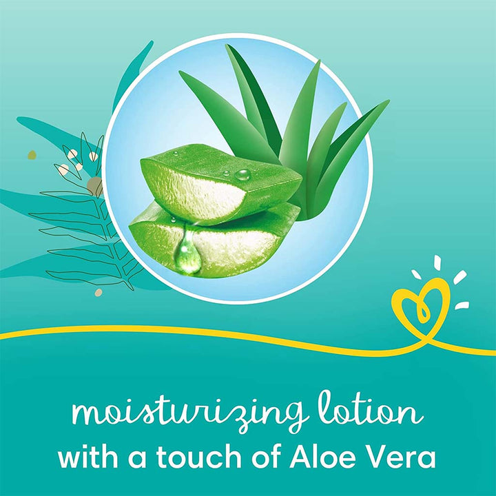 Pampers Baby-Dry Newborn Diapers With Aloe Vera, Size 2, 3-8Kg, Jumbo Pack of 64's - Easy Pharmacy LLC