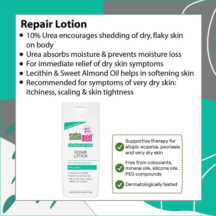 Sebamed Extreme Dry Urea Lotion 200 mL - Easy Pharmacy LLC