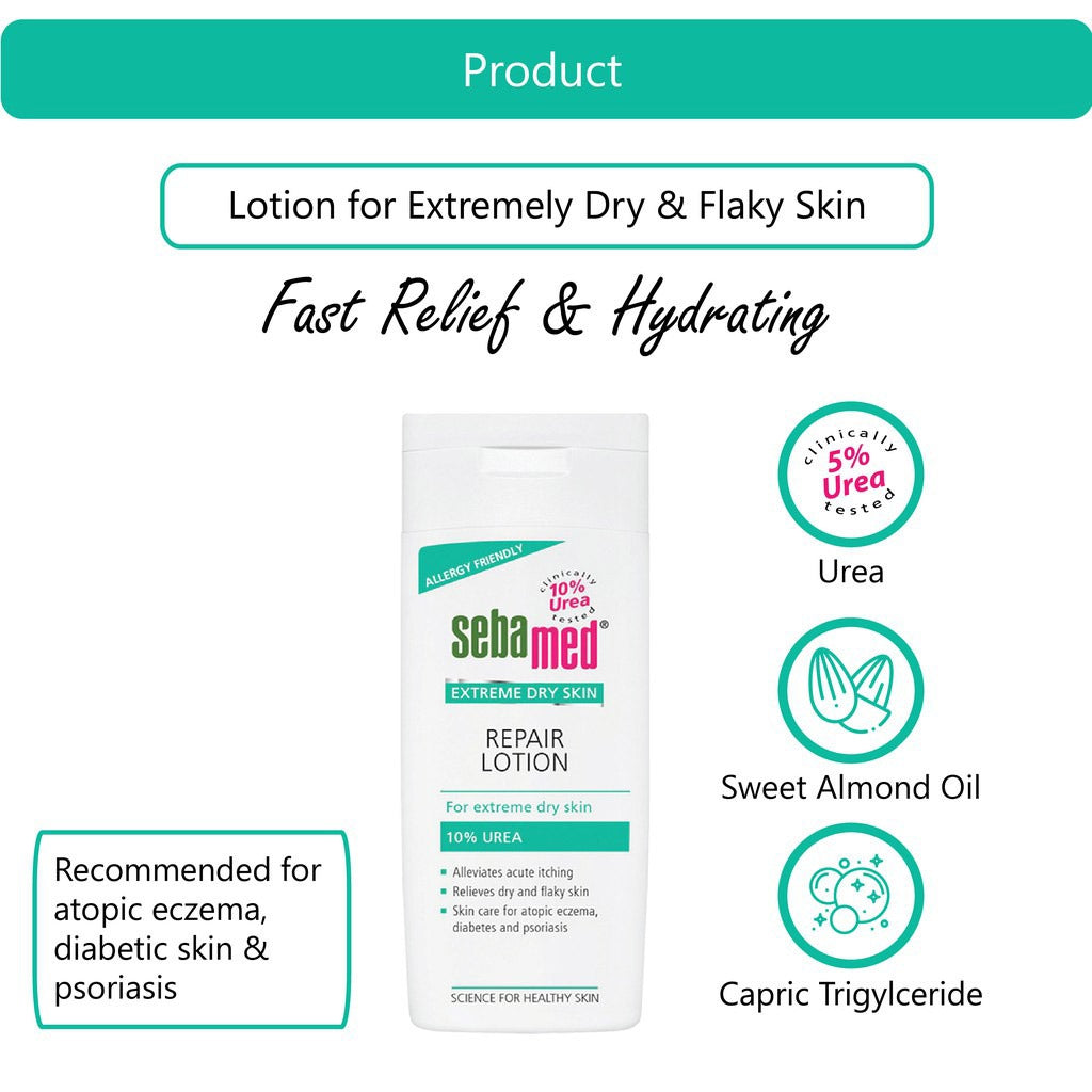 Sebamed Extreme Dry Urea Lotion 200 mL - Easy Pharmacy LLC