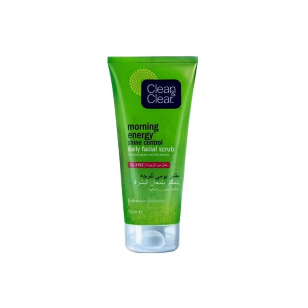 Clean & Clear Morning Energy Shine Control Daily Facial Scrub 150 mL