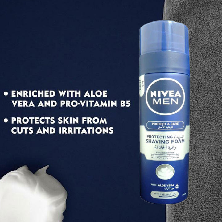 Nivea Protecting Shaving Foam 200 mL - Easy Pharmacy LLC