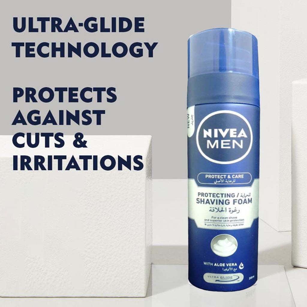 Nivea Protecting Shaving Foam 200 mL - Easy Pharmacy LLC