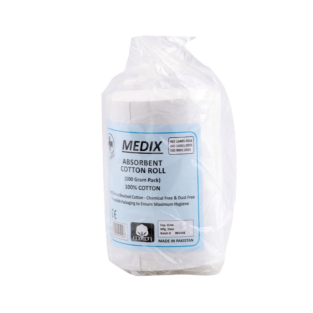 Medix Absorbent Cotton Roll 100 g - Easy Pharmacy LLC