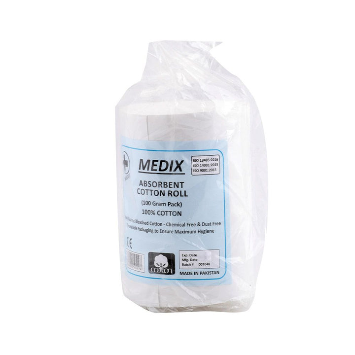 Medix Absorbent Cotton Roll 100 g - Easy Pharmacy LLC