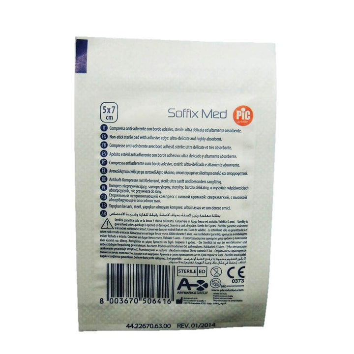 Pic Soffix Med Plasters 5 cm X 7 cm 100's - Easy Pharmacy LLC
