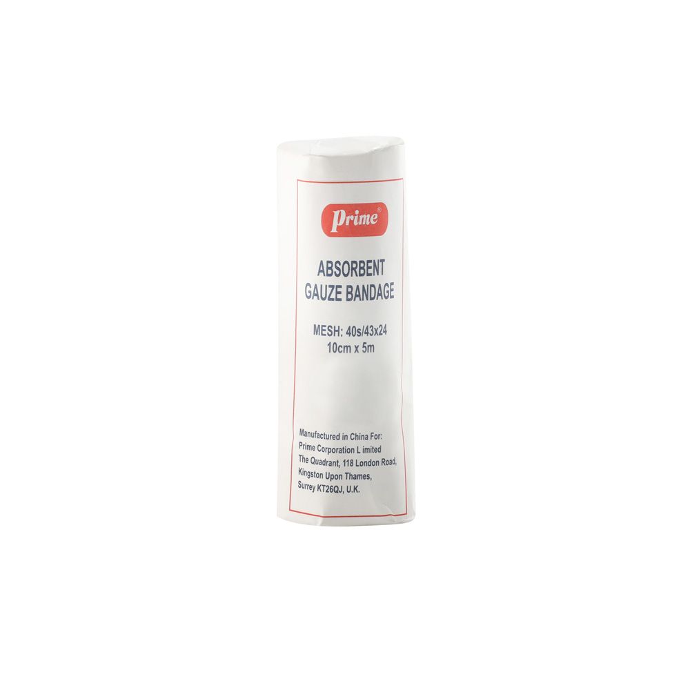 Prime Absorbent Gauze Bandage Roll 10 cm x 5 m - Easy Pharmacy LLC