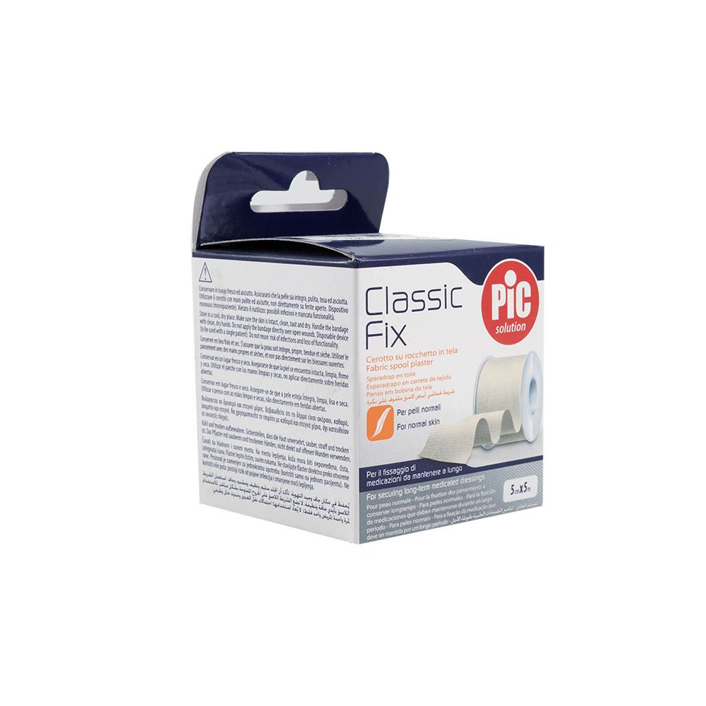 Pic Classic Fix Fabric Spool Plaster 5 cm x 5 m - Easy Pharmacy LLC