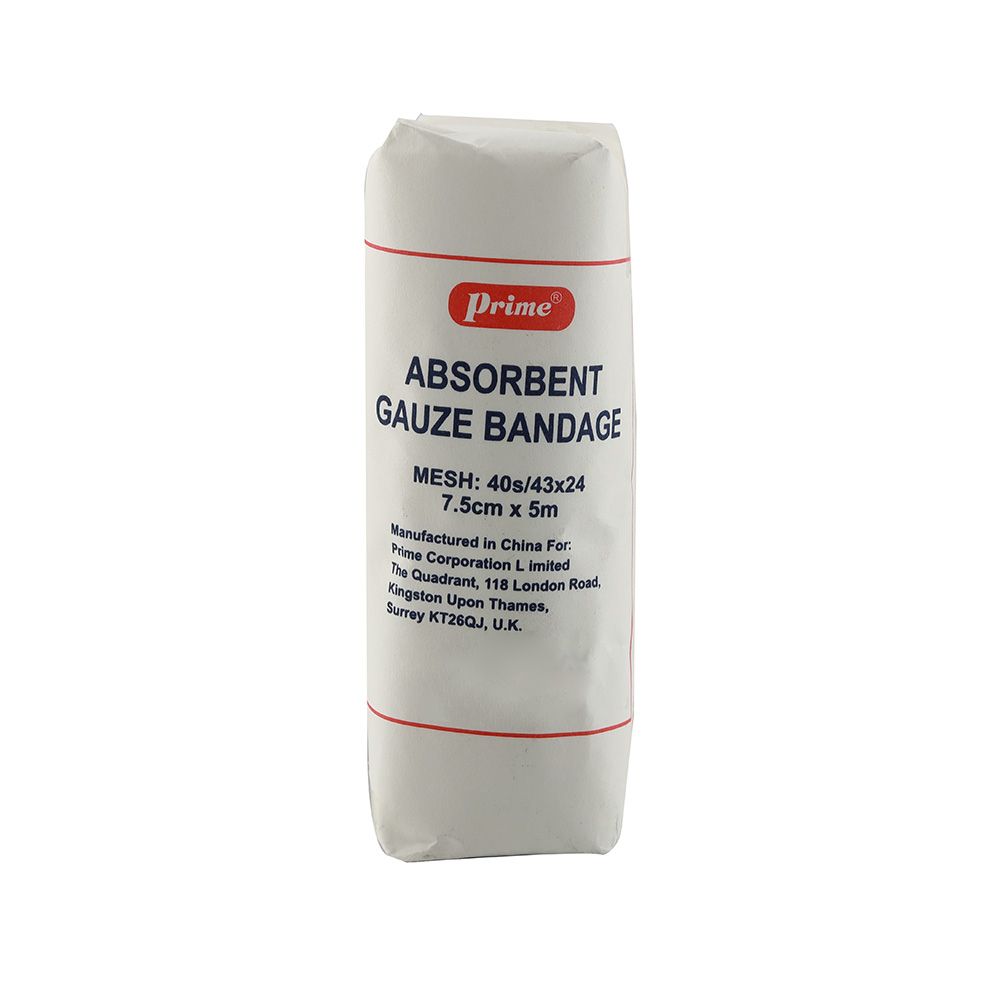 Prime Absorbent Gauze Bandage 7.5 cm x 5 m - Easy Pharmacy LLC