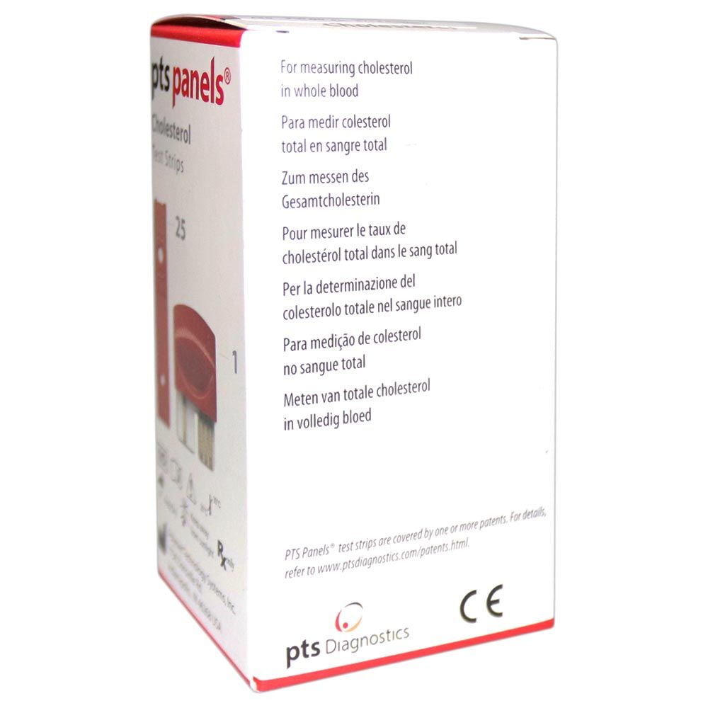 Cardiocheck PTS panels Cholesterol Test Strips 25'S 1711 - Easy Pharmacy LLC
