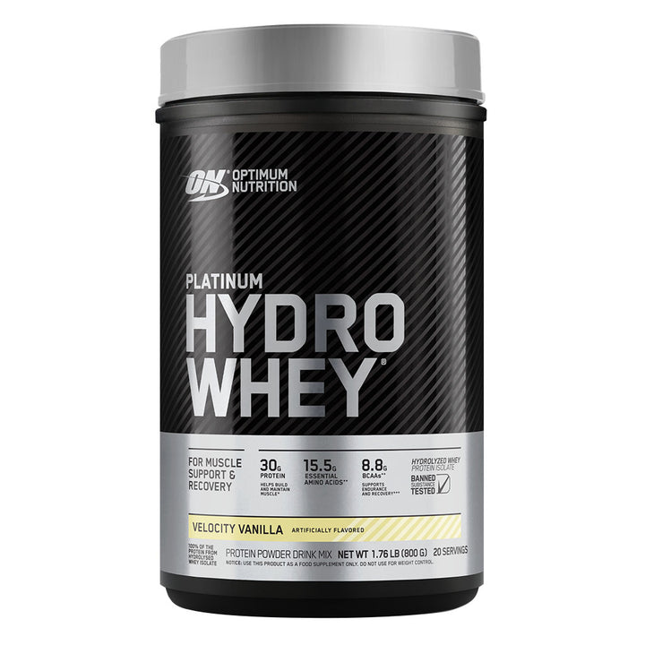 Optimum Nutrition Platinum HydroWhey Protein Powder Velocity Vanilla 794g - Easy Pharmacy LLC