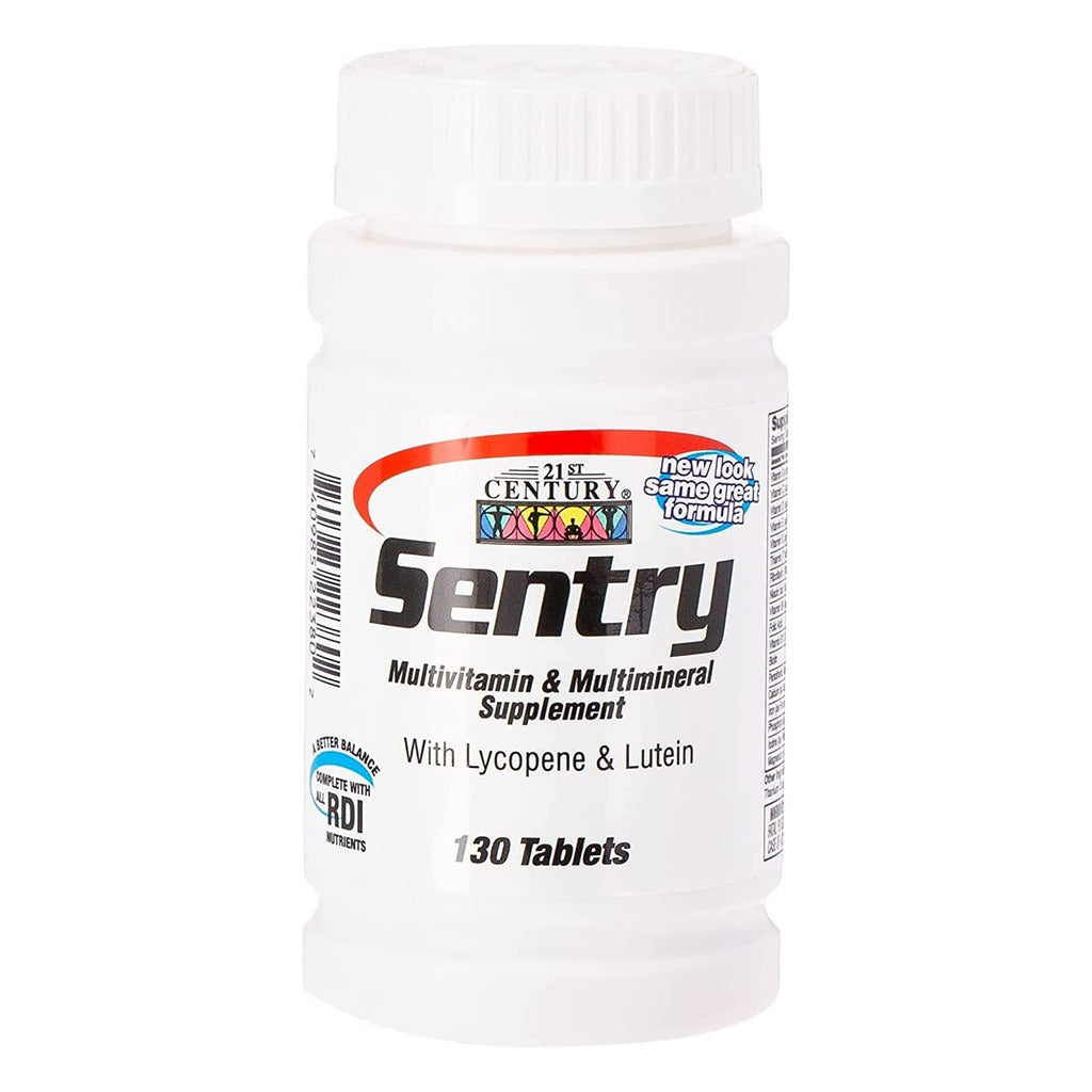 21st Century Sentry Multivitamin & Multimineral Tablets For Overall Wellness, Pack of 130's - Easy Pharmacy LLC
