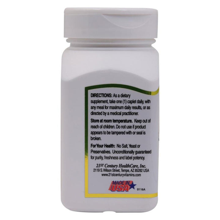21st Century B Complex With Vitamin C Caplets For Energy & Immune Support, Pack of 100's - Easy Pharmacy LLC