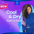 Always Cool & Dry, No Heat Feel, Maxi Thick, Large Sanitary Pads With Wings, Pack of 10's