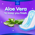 Always Cool & Dry, No Heat Feel, Maxi Thick, Large Sanitary Pads With Wings, Pack of 10's