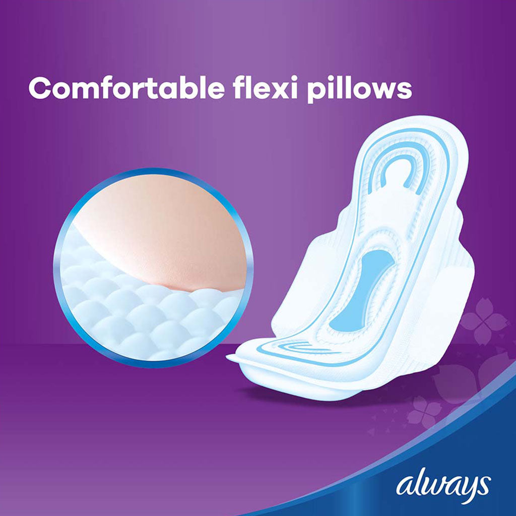 Always Cool & Dry, No Heat Feel, Maxi Thick, Large Sanitary Pads With Wings, Pack of 50's - Easy Pharmacy LLC