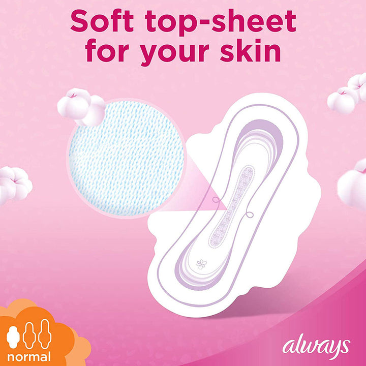 Always Cotton Soft Ultra Thin Normal Sanitary Pads With Wings, Pack of 20's - Easy Pharmacy LLC